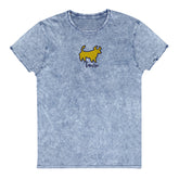 Taurus t-shirts for gift embroidery zodiac sign. Unisex denim t-shirt